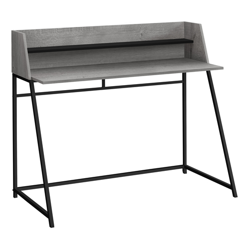 COMPUTER DESK - 48"L / GREY / BLACK METAL