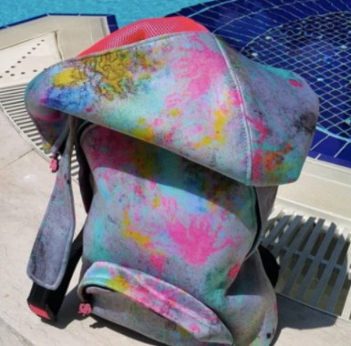 Print Basic - Hooded Backpack - Water-repellent