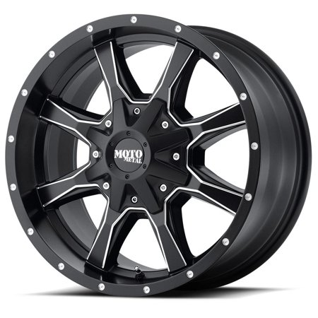 MO970 20x9 6x135.00/6x139.70 SATIN BLACK MILLED (18 mm)