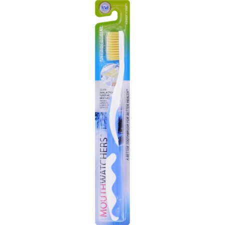 Mouth Watchers Antibacterial Adult Toothbrush Display Case Blue (20 Pack)