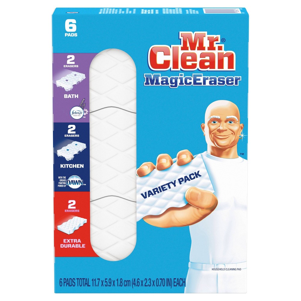 Mr. Clean Magic Eraser Variety - 6/Pack - White