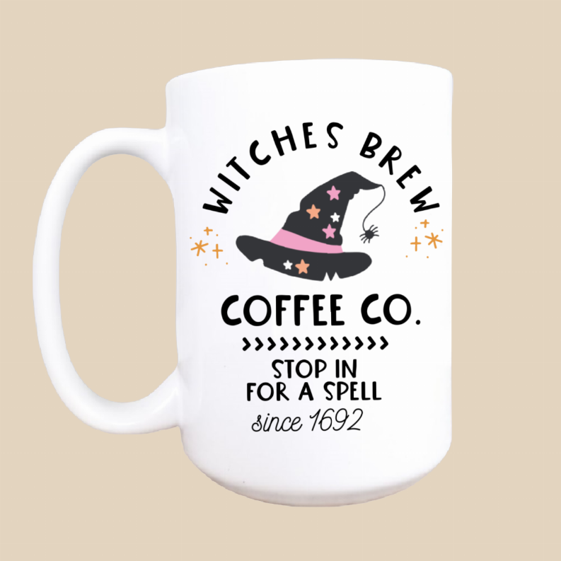 Witches brew ceramic coffee mug