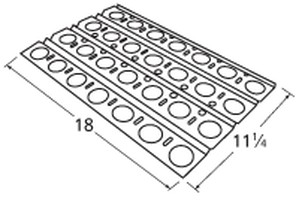 Stainless steel heat plate for Dynasty, Jenn-Air brand gas grills