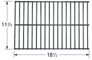 Steel wire rock grate for Charmglow brand gas grills