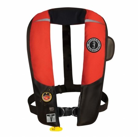 Hit Inflatable Pfd With Harness Hydrostatic Universal Adult Red-Black