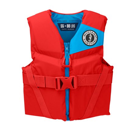 REV YOUTH FOAM VEST YOUTH IMPERIAL RED