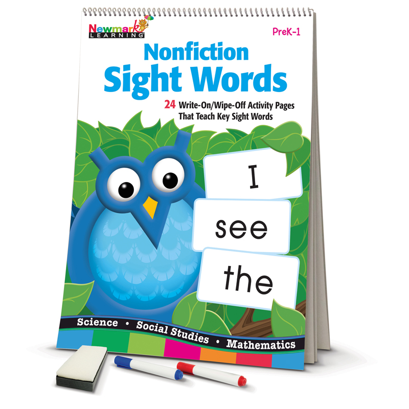 Nonfiction Sight Words Learning Flip Chart