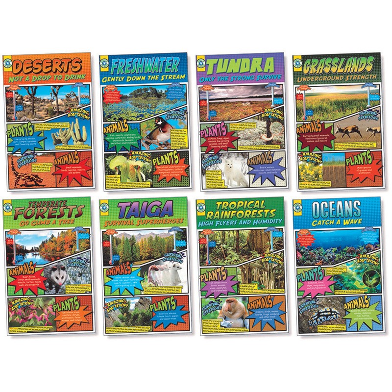 Biomes Bulletin Board Set