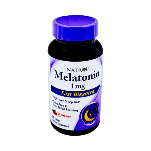 Natrol Fast Dissolving Melatonin 1 mg (1x90 tabs)