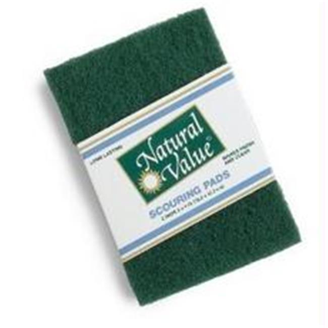 Natural Value Scouring Pad Sponge (24x2 CT)