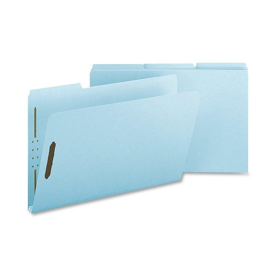 Nature Saver Legal Recycled Fastener Folder - 8 1/2" x 14" - 1" Expansion - 2 Fastener(s) - 2" Fastener Capacity for Folder - Pr