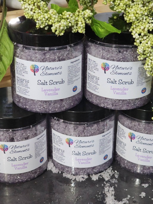 Dead Sea Salt Scrub Sandalwood Rose