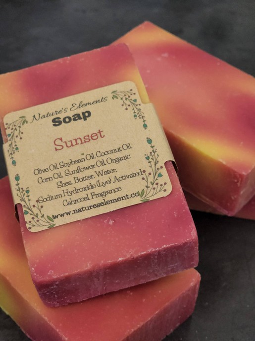 Sunset Handcrafted Soap