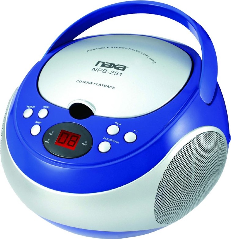 Portable CD Player with AM/FM Stereo Radio