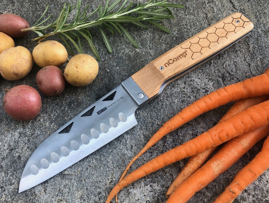 Folding Premium Santoku Knife