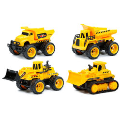 5 in. B/O 4X4 Construction Vehicle Assorted