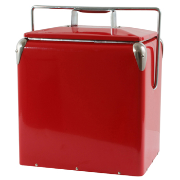 AmeriHome Retro Style Picnic Cooler