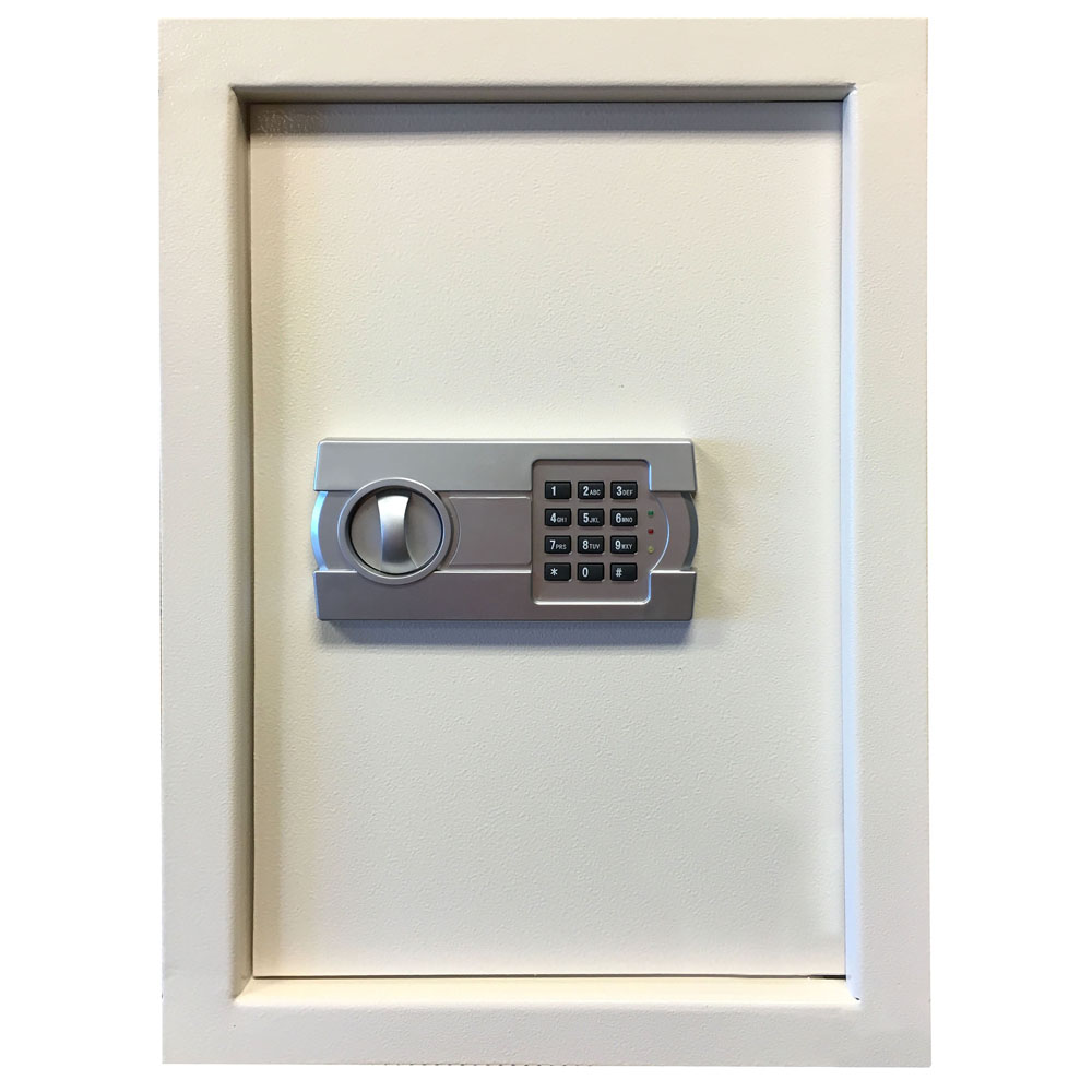Wall Safe with Electronic Lock - Beige
