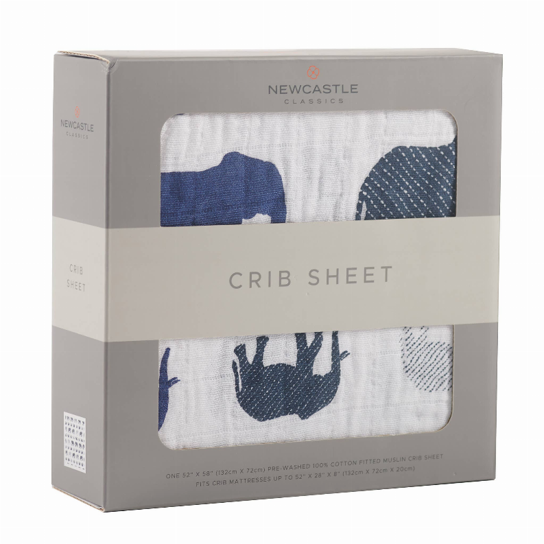 Elephant Crib Sheet