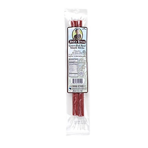 Nick's Sticks 100% Grass-Fed Beef Snack Sticks (25x1.7 OZ)