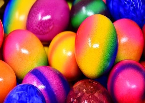 Easter - Mini Puzzle - Vibrant Eggs