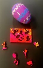 Plastic Easter Egg with Puzzle Inside