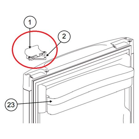 DOOR HANDLE ASSEMBLY FITS N3104/N3150