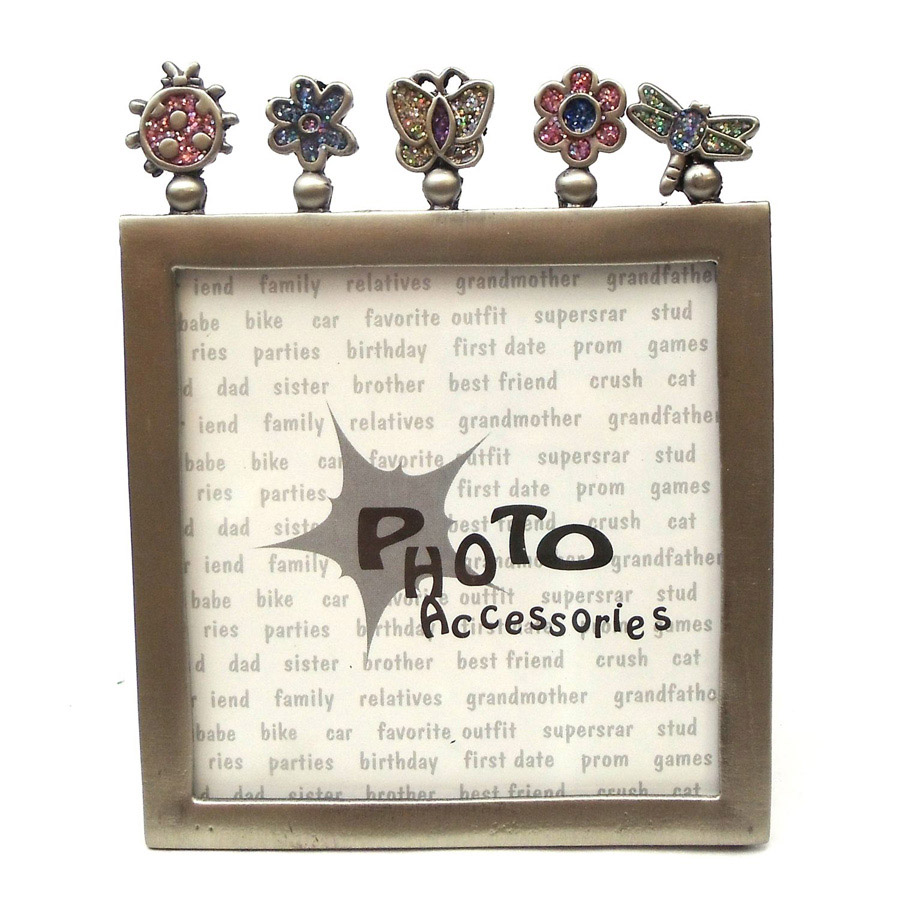 Bugs And Plants Die Cut 4" X 5" Picture Frame