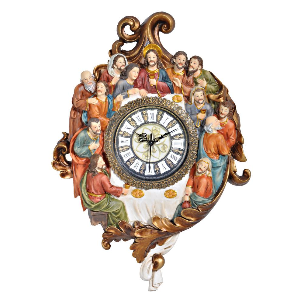 Bronze Last Supper Clock