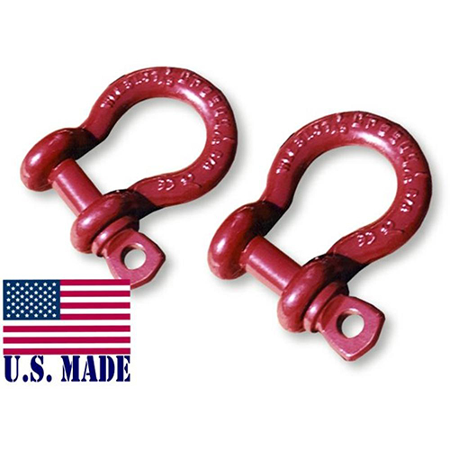 5/8 inch UTV D-SHACKLES - North American Made (PAIR) (UTV RECOVERY)