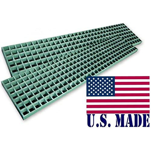 U.S. made HD WAFFLE BOARDS - FIBER GLASS 12 inch X 48 inch X 1.5 inch (Pair) (OFF-ROAD RECOVERY)