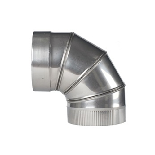 NUC - 6" Rhino Rigid, 316L Stainless, 90 Degree Adjustable Elbow - EL316-6-90