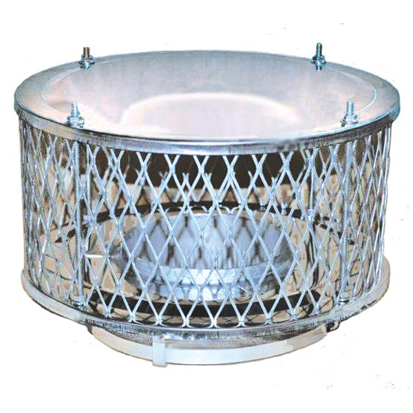 VA-CD05 - 5" Ventis Class-A All Fuel Chimney, 304L Stainless Rain Cap With 3/4" Diamond Screen