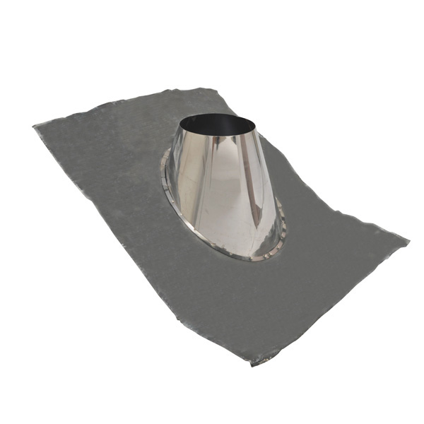 ZVA-FNV0506 - 5" Ventis Class-A Non-Vented Flashing 0/12 To 6/12 Pitch, Galvanized, (Flashing Only)