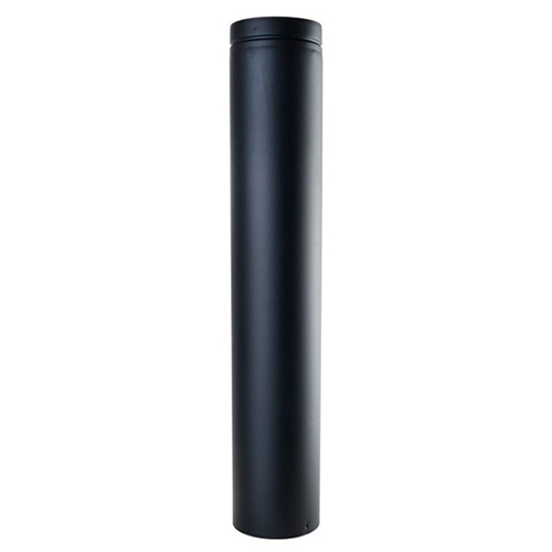 VDVB-0412 - 4" X 12" Ventis Direct Vent Pipe, Painted Black