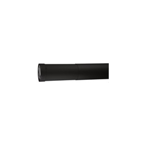 VDB06MT - 6" Ventis Double-Wall Black Stove Pipe, Medium Telescoping Section