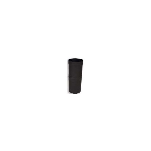 VSB07LT - 7" Ventis Single-Wall Black Stove Pipe 22 Gauge Cold Rolled Steel, Large Telescoping Section