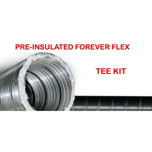 K5T625PI-S - 6" X 25' Premium Pre-Insulated Forever Flex Tee Kit (316Ti)