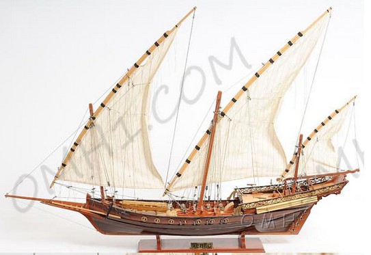 Xebec Model Ship