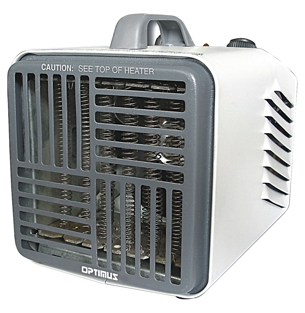 Optimus H-3001 Mini Compact Utility Heater With Thermostat