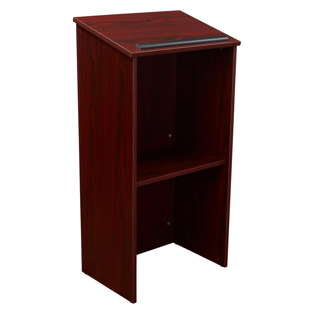 Oklahoma Sound Full Floor Lectern, Mahogany