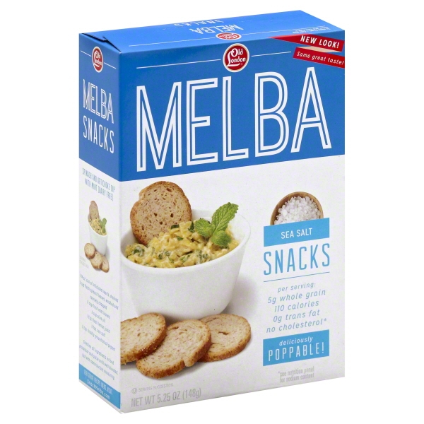 Old London Melba Snacks Sea Salt (12x5.25Oz)