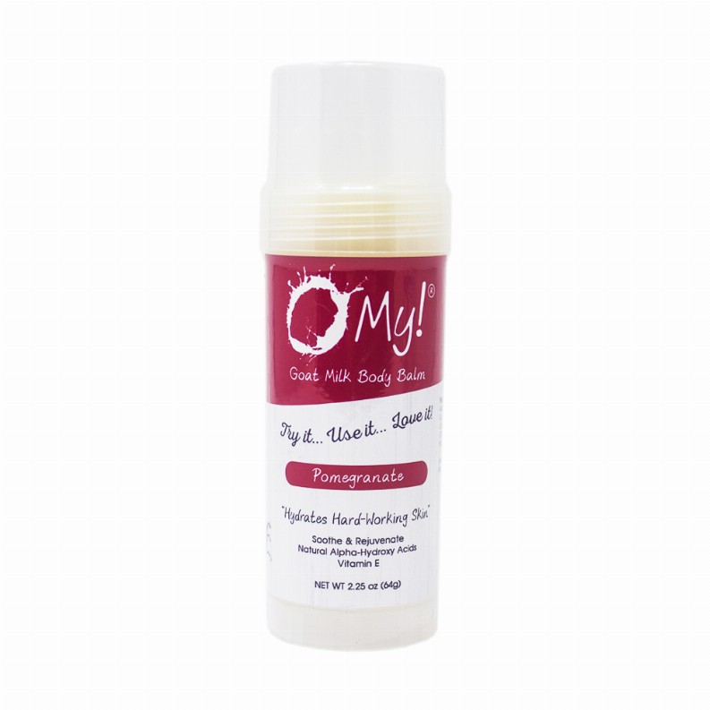 O My! Goat Milk Body Balm - 2.25oz TubePomegranate