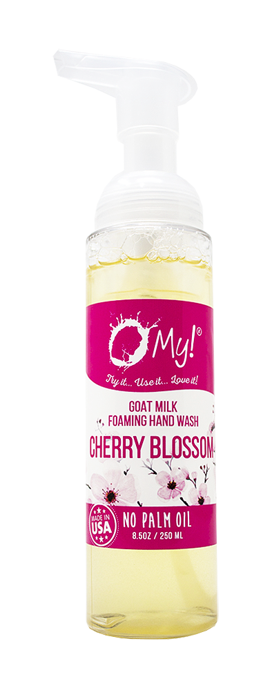 O My! Goat Milk Foaming Hand Wash - Delivers a Rich, Creamy Foam packed with Farm Fresh Goat Milk - Free of Parabens & More - Le