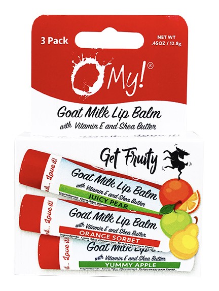 O My! Goat Milk Lip Balm - .45ozGet Fruity