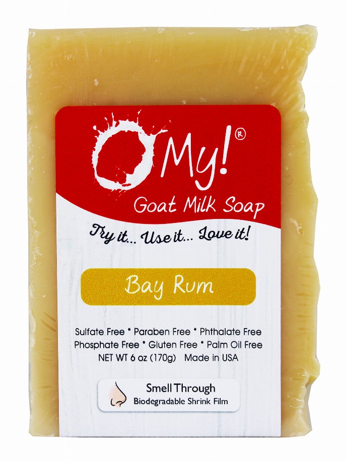 O My! Goat Milk Soap Bar - 6oz Bar Box[Mens] Bay Rum