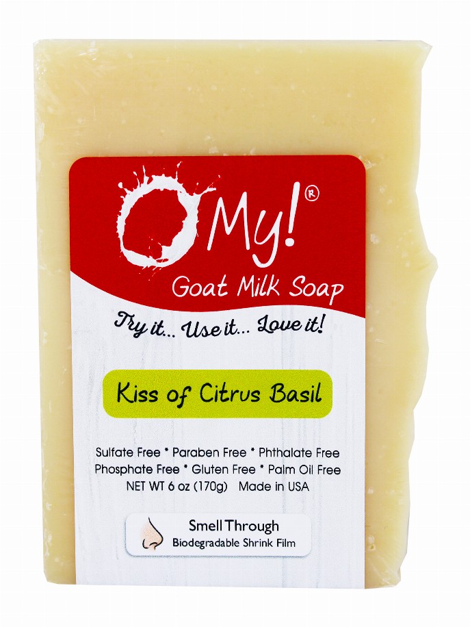 O My! Goat Milk Soap Bar - 6ozKiss of Citrus Basil