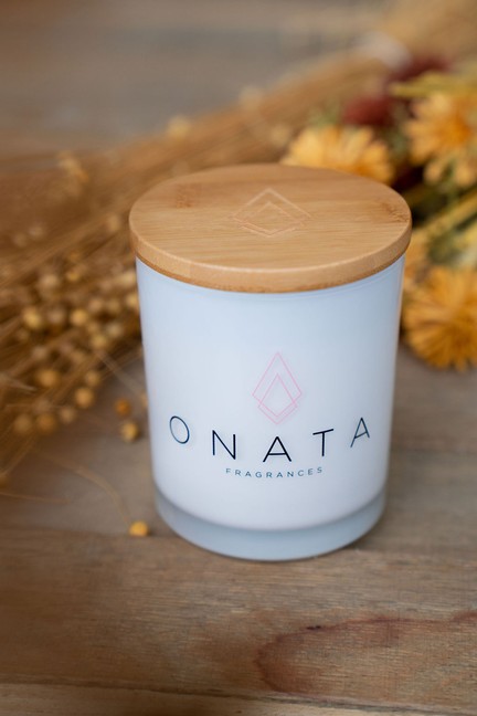 Onata Fragrances Candle   Minimalist Bamboo Verbena  