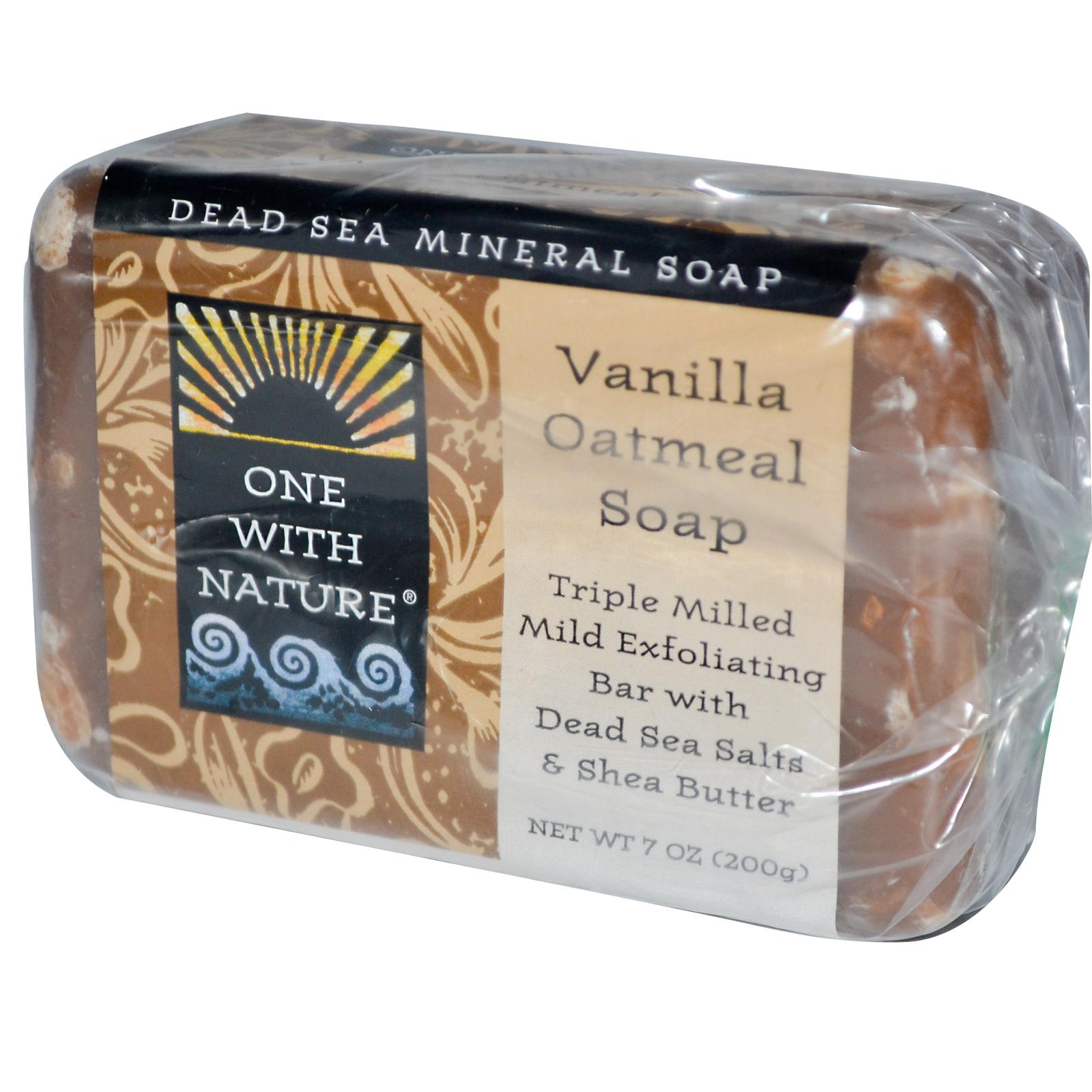 One With Nature Vanilla Oatmeal Soap (1x7 Oz)