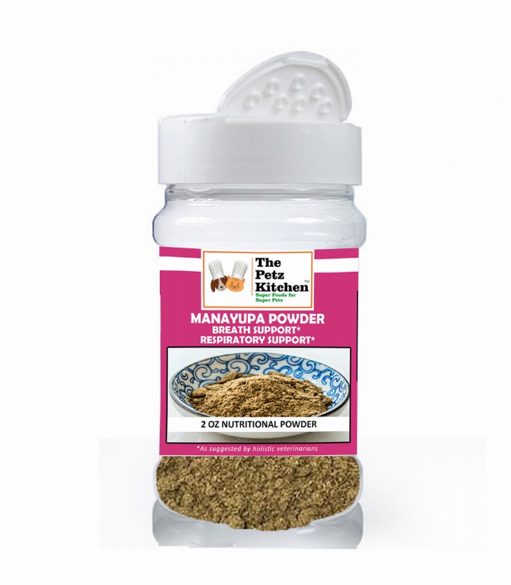 Manayupa Powder - Breath Support & Respiratory Support* The Petz Kitchen For Dogs & Cats*